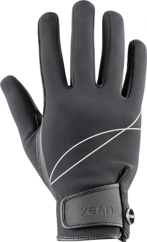 Uvex crx700, Winterreithandschuh, schwarz, Handschuhgröße:6.5
