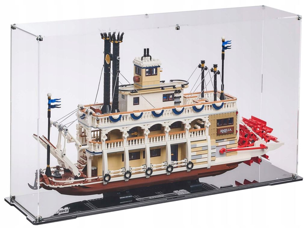 Vitrina negra para el set LEGO® 21356 Ideas – Barco de Imagen del producto 