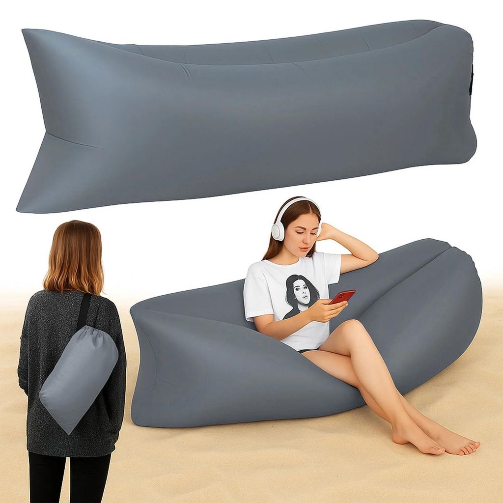 Aufblasbares Lazy Bag Luftsofa Strand-Liegesessel Produktbild 