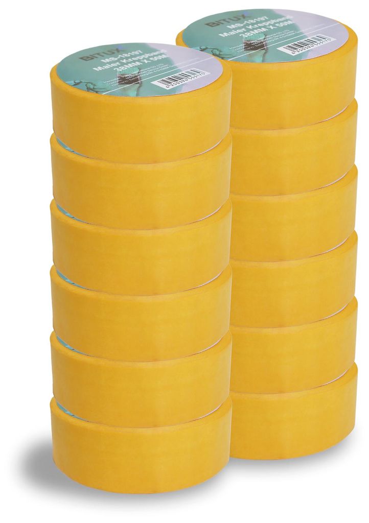 Bituxx 12x 50m Maler Kreppband 38 mm breit, MS-18417 Produktbild 