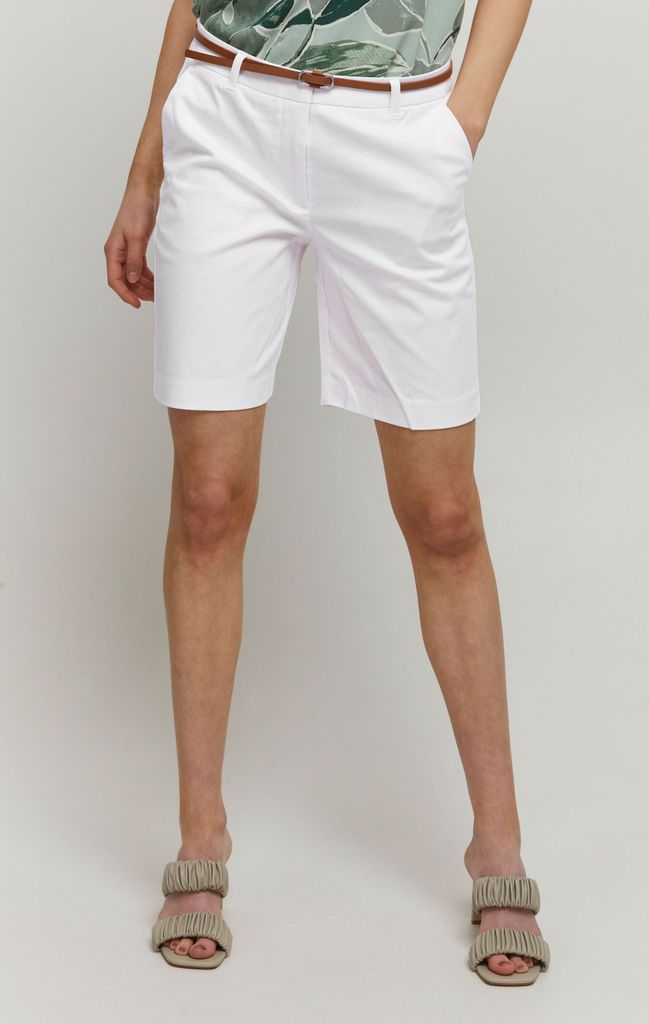 b.young BYDAYS- Damen Chino Shorts Bermuda Kurze Hose 20805588 mit Gürtel