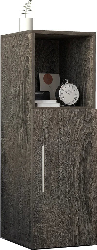 Meuble de Chevet Haut Narila en Bois 90cm - Colonne de Nuit Slim VCM
