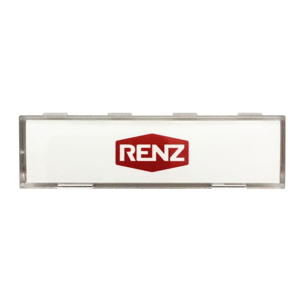 RENZ Namensschildabdeckung mit Namensschildeinlage Produktbild 