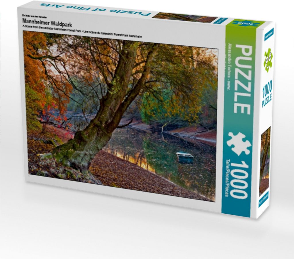 Calvendo Ein Motiv aus dem Kalender Mannheimer Waldpark 1000 Teile Puzzle quer 640x480mm, Tortora - www.aroundthelight.c; 7442347