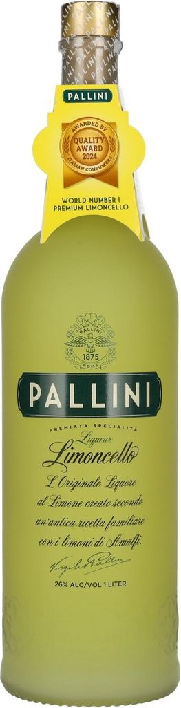 Pallini Limoncello Liqueur 26% Vol. 1l Produktbild 
