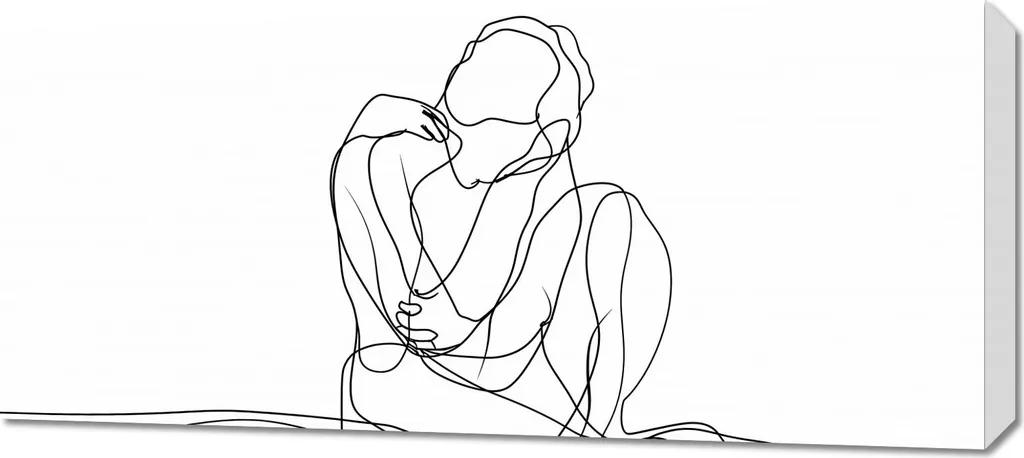 Cadre Image 90x40 cm Dos Creux Anti-Déformation pour Toiles de Grande Taille