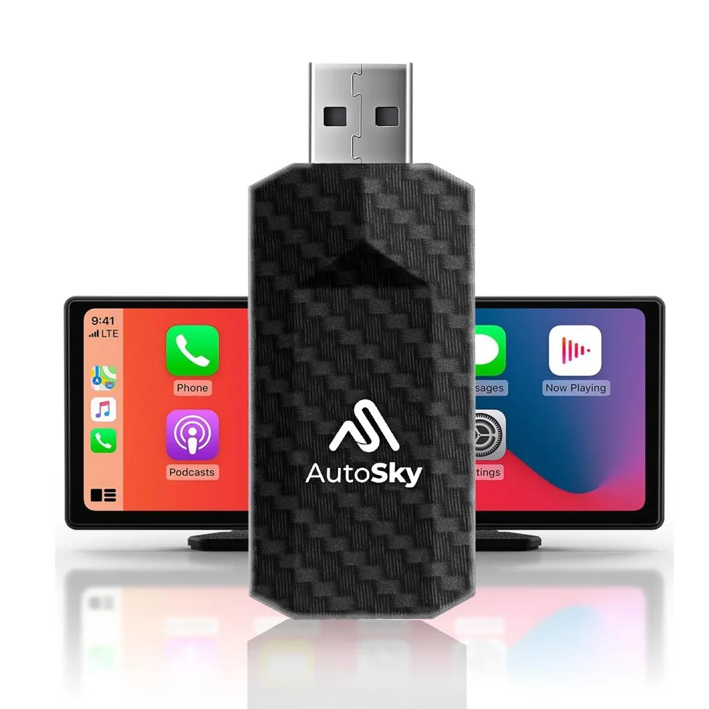 Passer au CarPlay sans fil avec AutoSky Pro Slim - Pack confort voiture