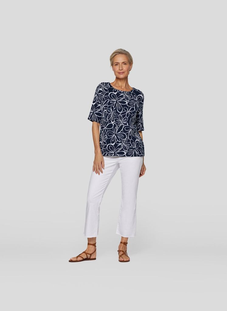 Rabe T-Shirt 4390 Marine 40