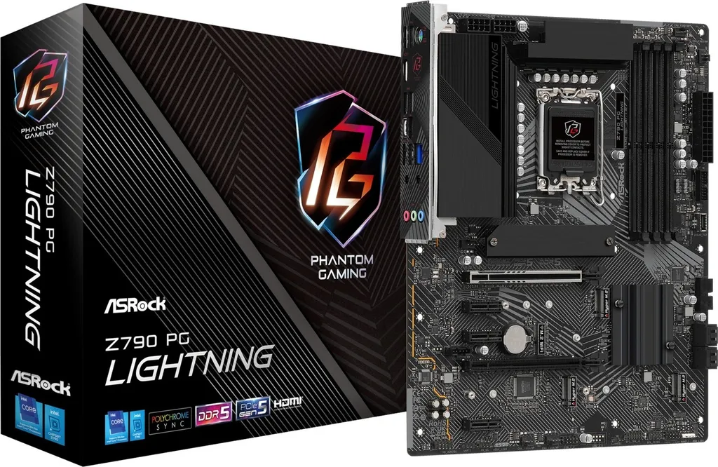 ASRock Z790 PG Lightning avec DDR5 et PCIe 5.0 pour Socket LGA1700 - 6