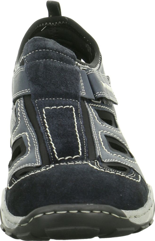 Rieker Herren Klett Halbschuh durchbrochen dunkelblau 44 Produktbild 23