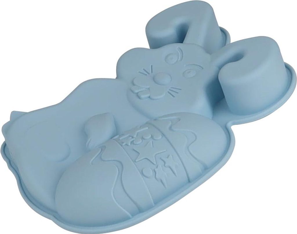 Oster-Silikonform Hase mit Osterei Produktbild 