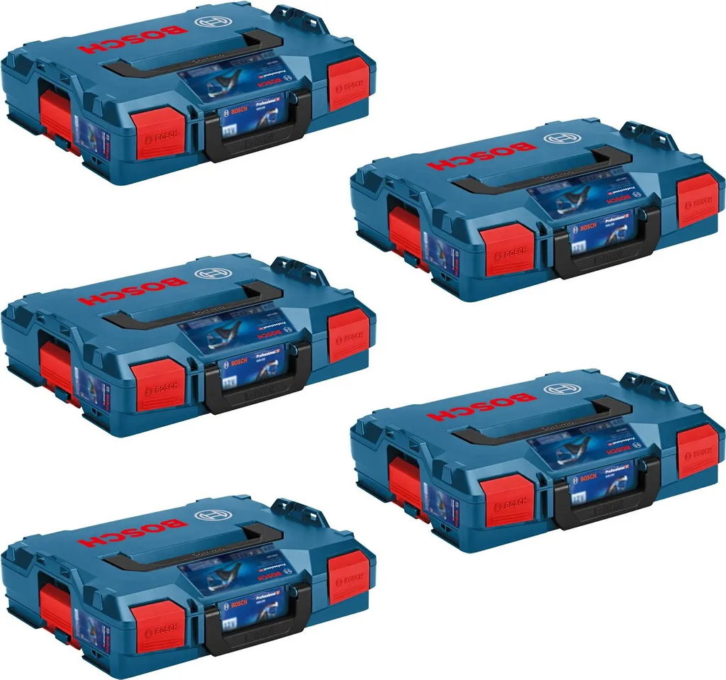 Bosch 5x L-Boxx 102 Professional - Solution de stockage pour atelier mobile