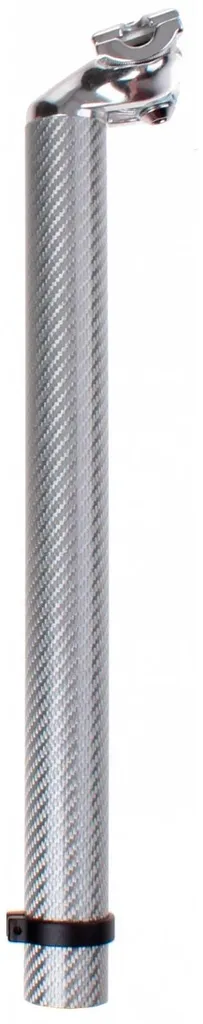 Tige de selle carbone 31.6 argent VWP : finissez-en avec les vibrations