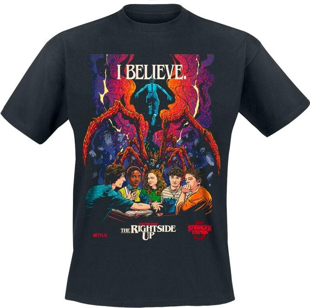 Stranger Things T-Shirt Herren Season 5 - Butcher Billy S5 CH 8 - I Believe schwarz L