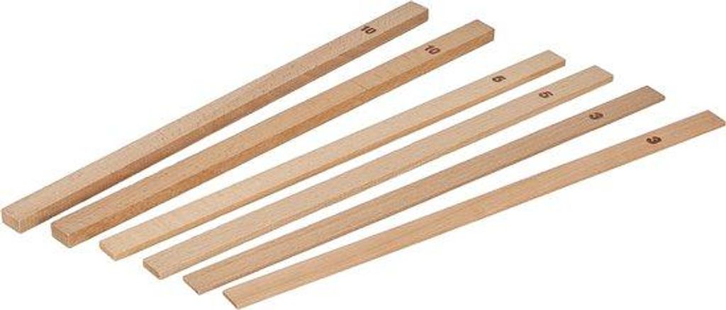 Holzschlitten, 6-teilig, Buchenholz