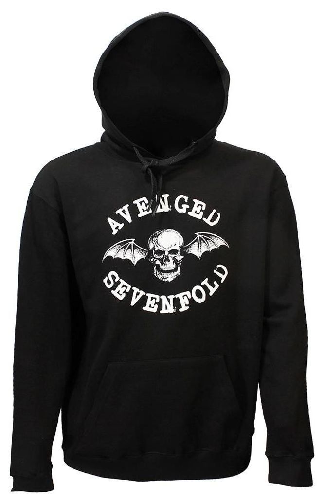Avenged Sevenfold Death Bat Logo Kapuzenpullover - M Produktbild 