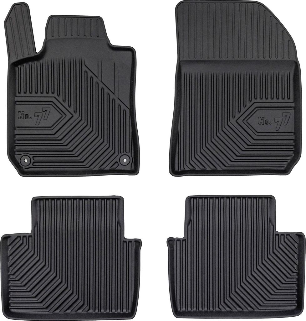Fußmatten Gummimatten für Peugeot 308 II Kombi 2013-2021 TPE Schwarz 4 teile