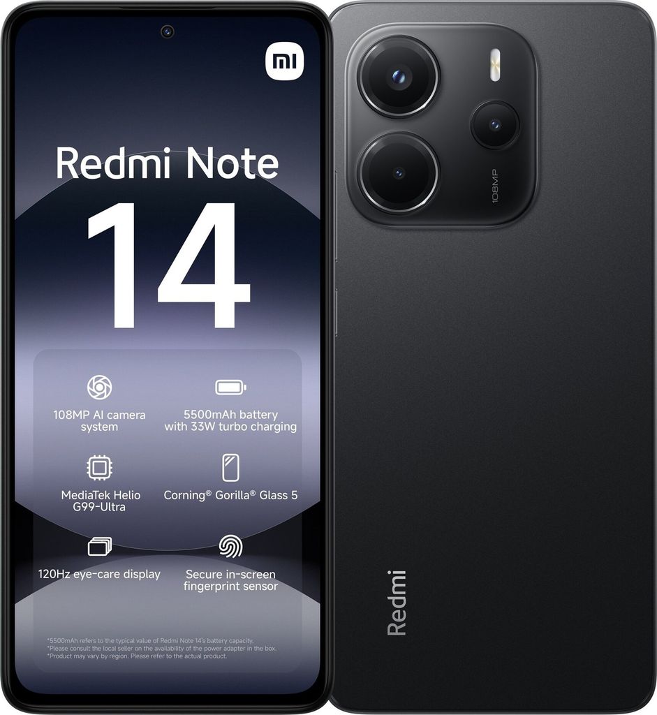 Xiaomi Redmi Note 14, 4G 16,9 cm (6,67"), 2400 x 1080 Obrázek produktu 