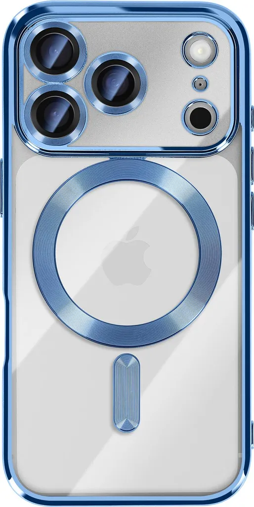 Avizar iPhone 17 Pro Max MagSafe Case - Blue Chrome Protection