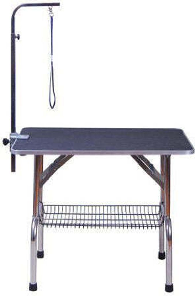 Paws Paws Hundetisch aus Edelstahl mit verstellbarem Arm Produktbild 