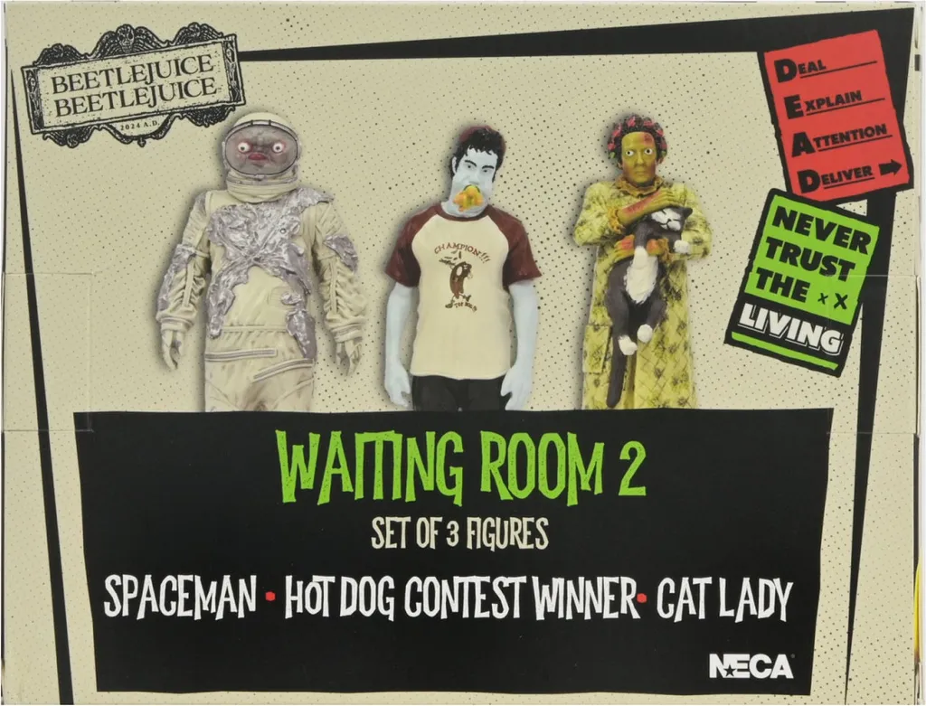 Figurines Beetlejuice NECA Pack de 3 Spaceman et Winner 18cm - 4