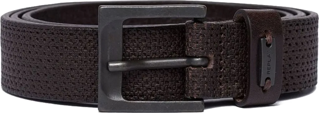 Cintura REPLAY W85 Cuoio Vintage Marrone - Resistenza Garantita