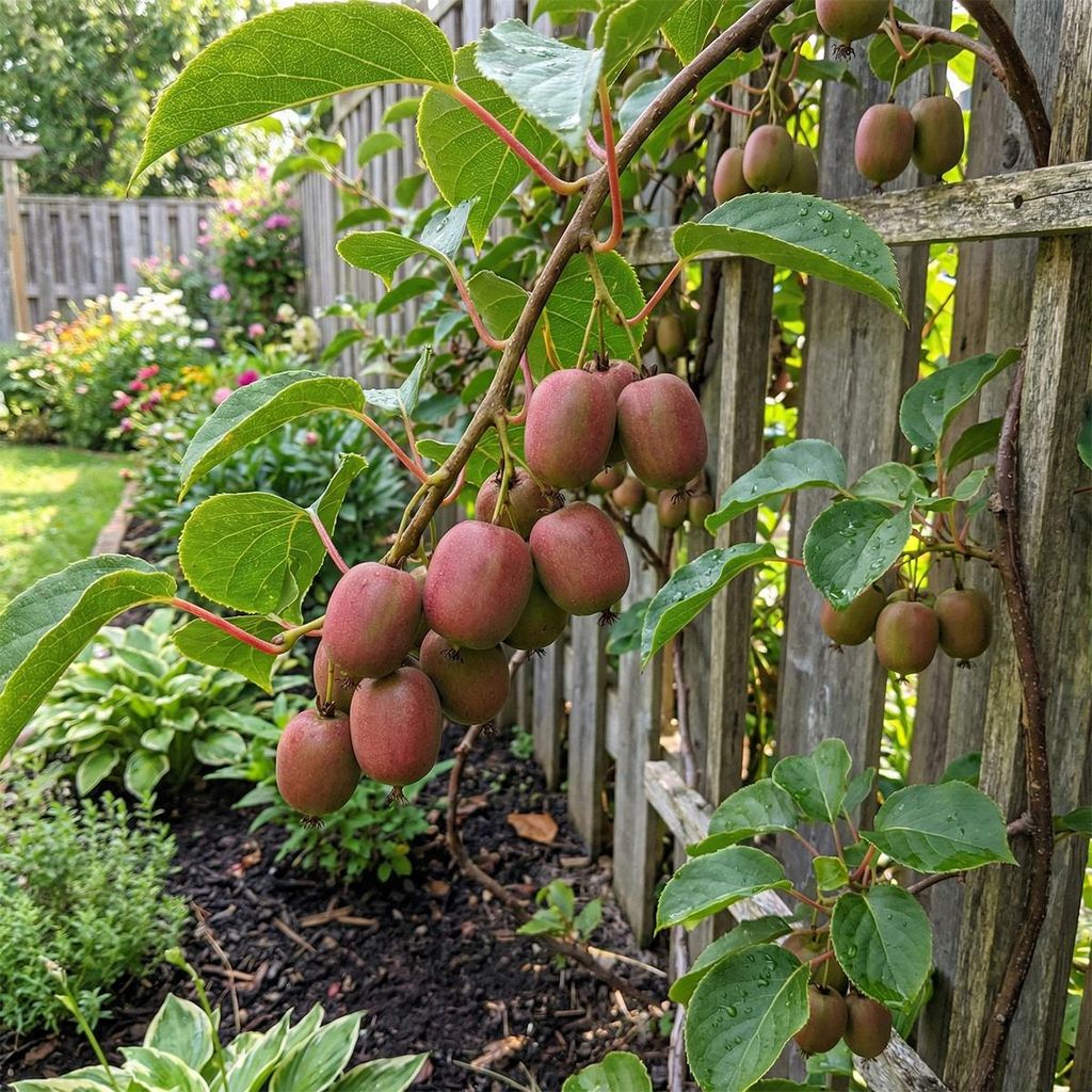 Bloomique - Lot de 2 - Actinidia Arguta Issai 'Ken's Red' - Image du produit 