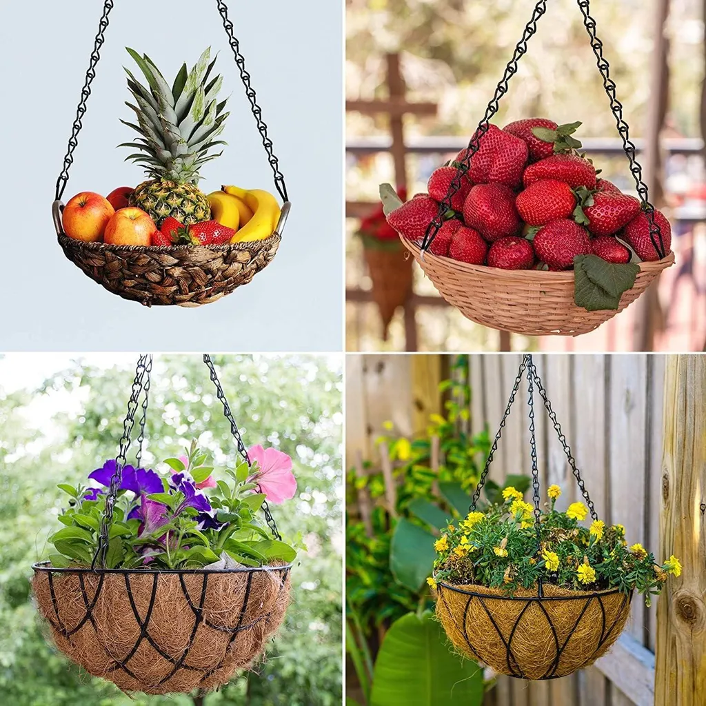 Chaîne de suspension noire 5m - Réglable avec 10 crochets robustes