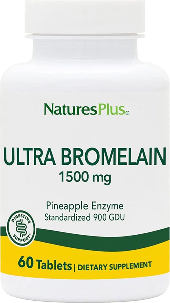 Natures Plus Ultra Bromelain 1500-900 GDU- 60 Tabletten Produktbild 