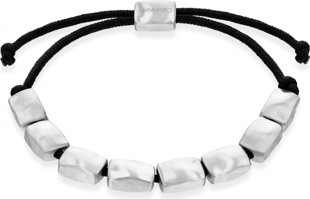 Bracelet rigide Calvin Klein homme en acier massif brossé et poli