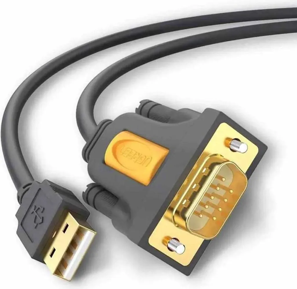 Ugreen Adaptateur USB vers RS-232 Mâle Câble Série DB9 de 1m Noir