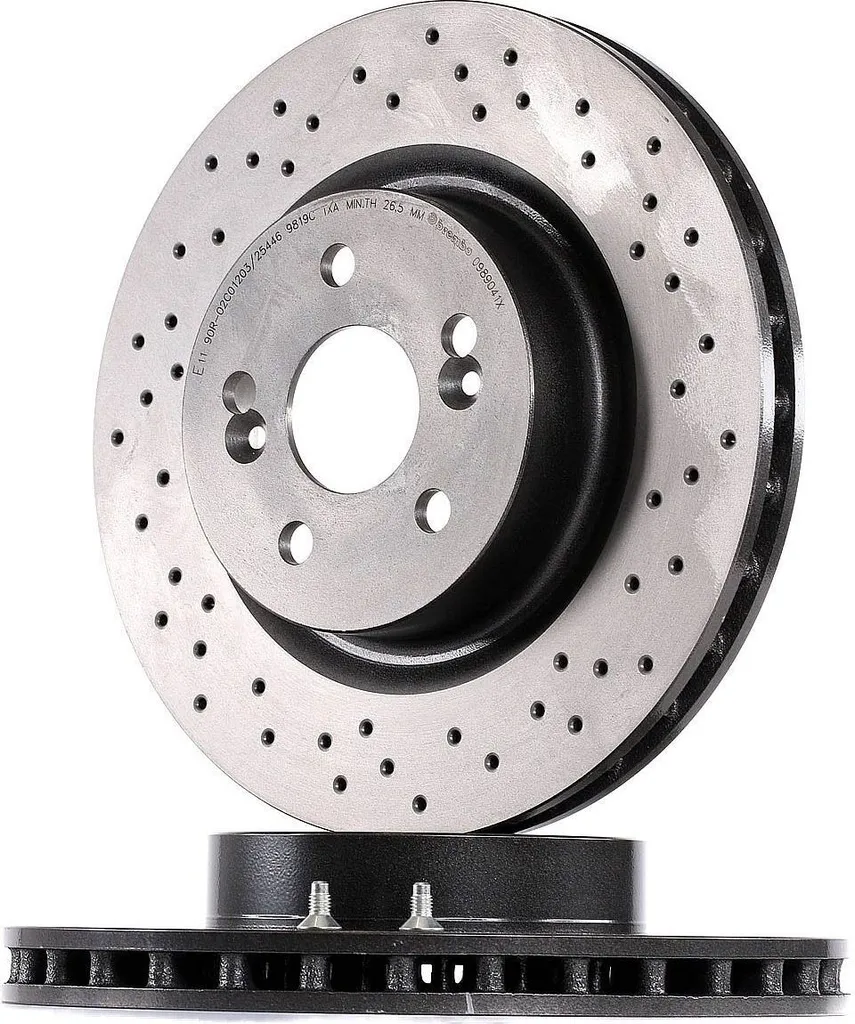Brembo 09.8904.1X Disque de Frein Xtra pour Clio III et Megane II