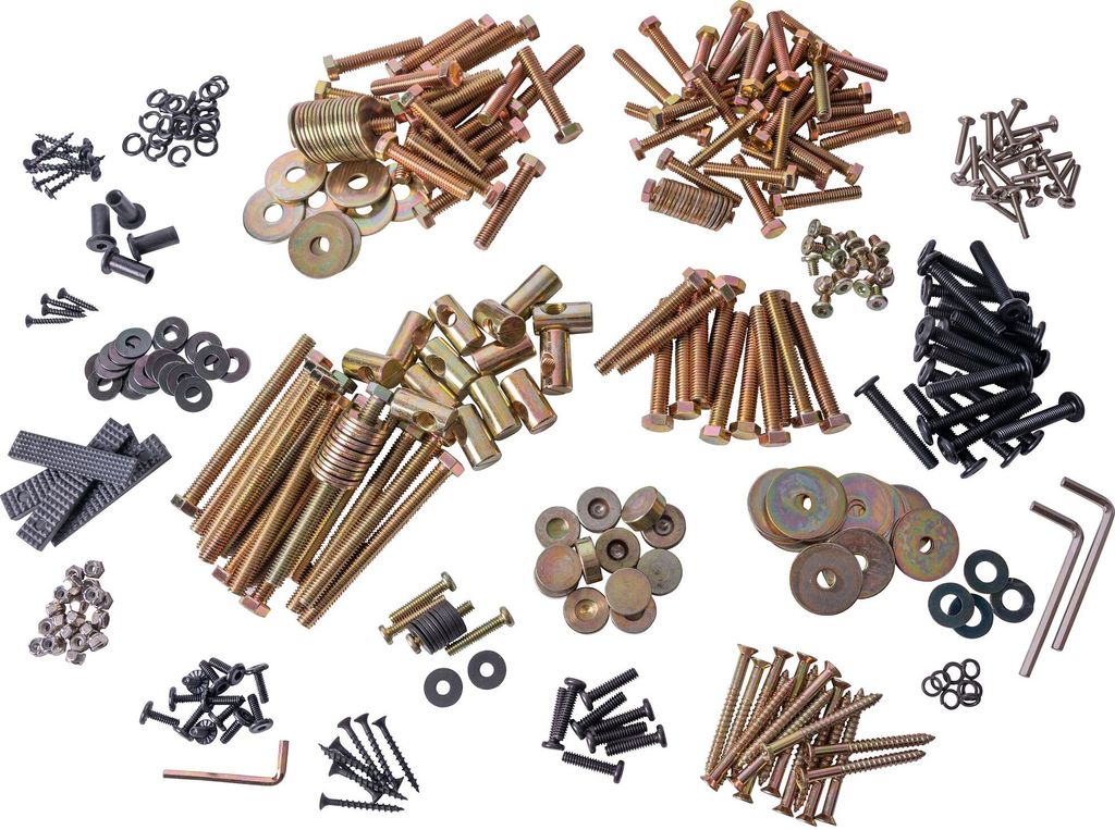 Stradivari Schrauben-Set "Nero", Für Billardtisch Nero 8 ft