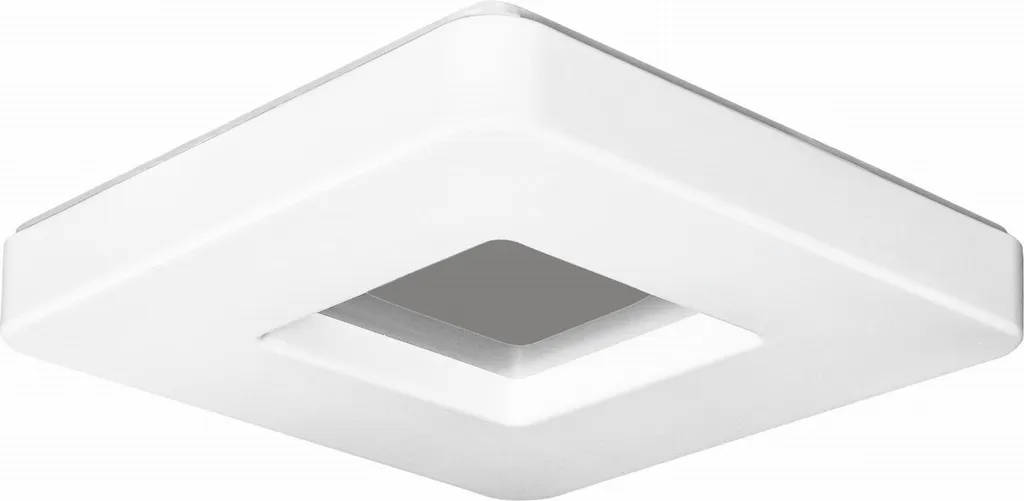 Grand luminaire de plafond LED carré ALBI 47x47cm blanc neutre 24W