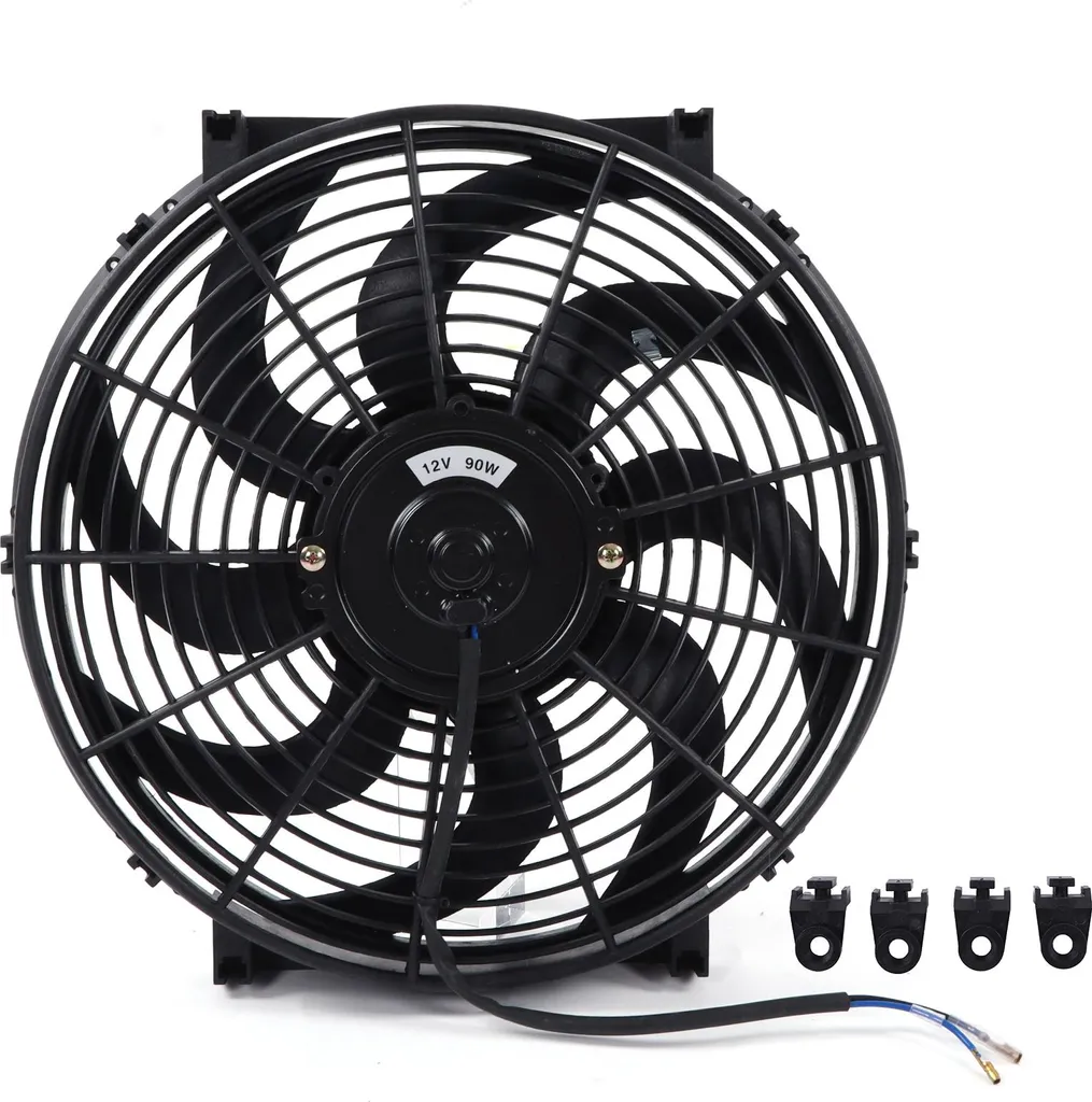 Évitez la surchauffe avec ce ventilateur 14 pouces 12V 90W universel