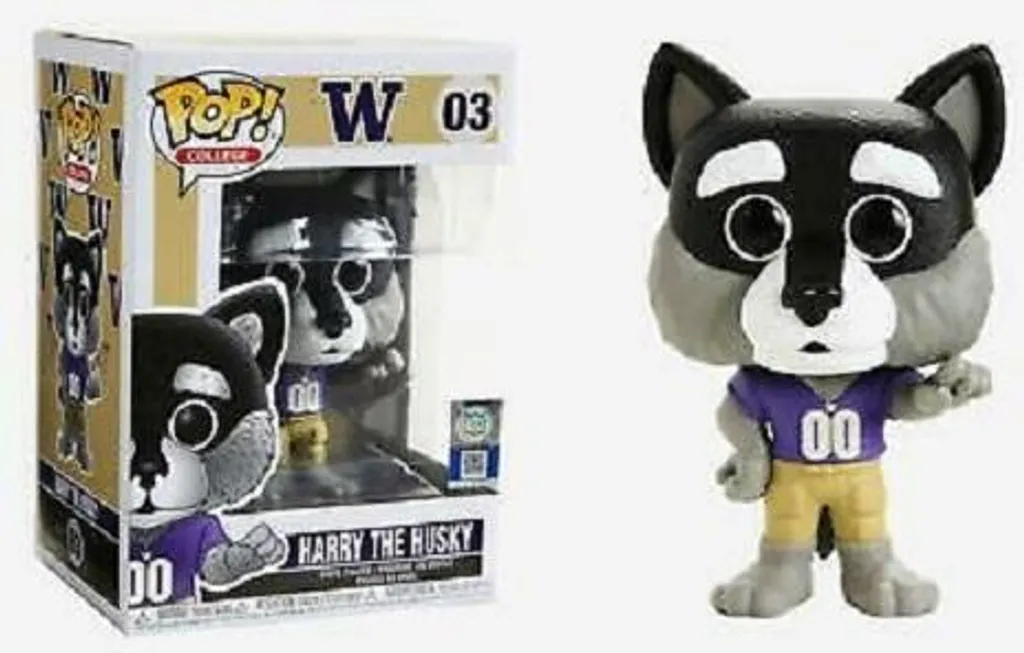 Funko POP College UW Harry le Husky 03 Idée Cadeau Geek et Sport US
