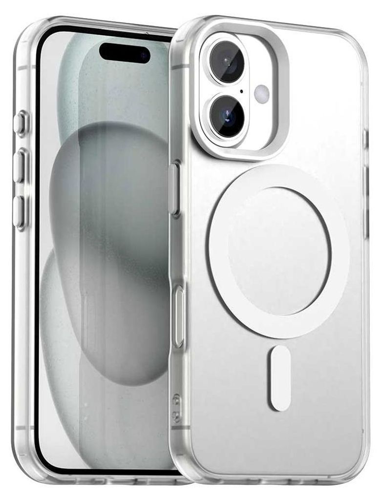 Techsuit CandyCase MagSafe Hülle für iPhone 17 - Stilvoller Schutz in Weiss KP38516