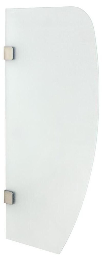 Urinal-Trennwand, 80x40 cm, Milchglas Produktbild 