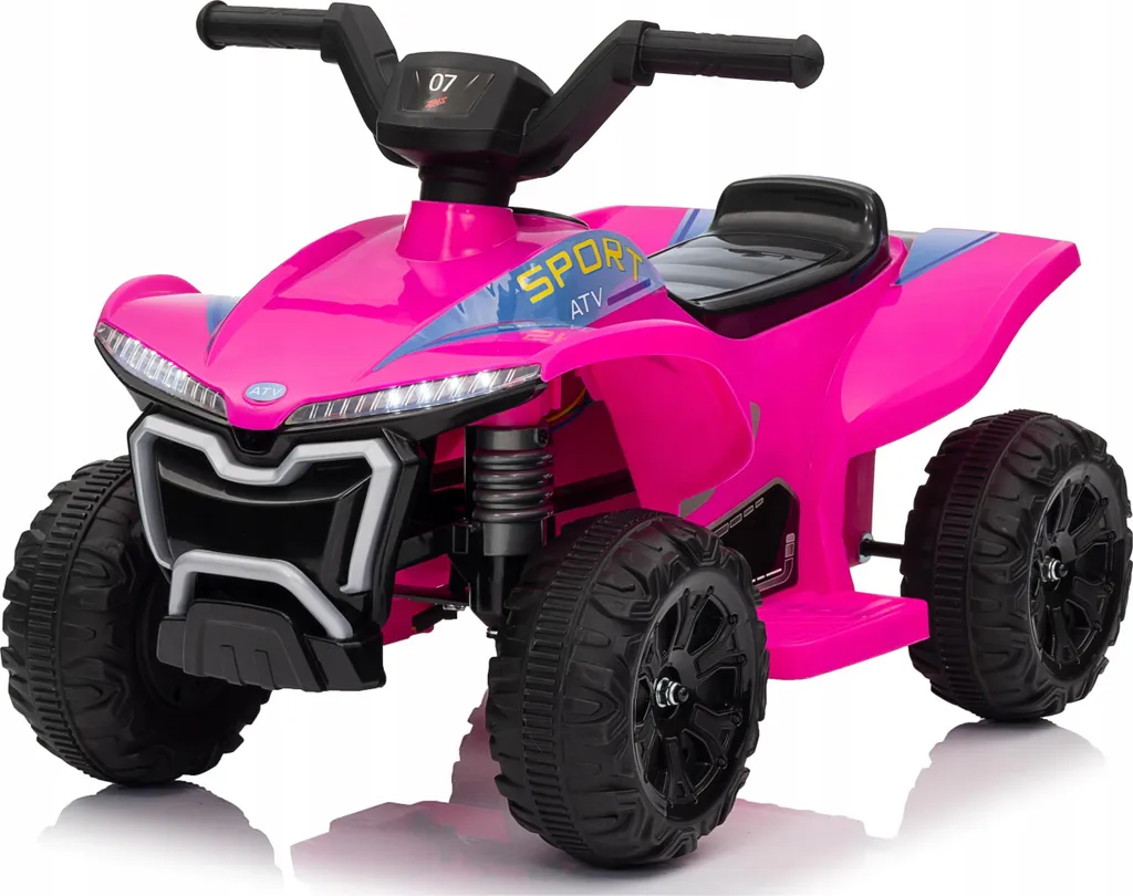 Quad Rose Enfant Cadeau Idéal pour Extérieur avec Musique et Confort