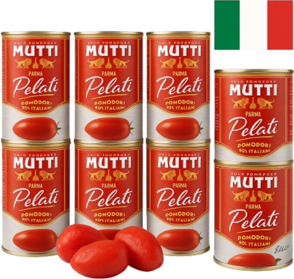 Pelati-Tomaten 400g 8 für den italienischen Markt - Mutti
