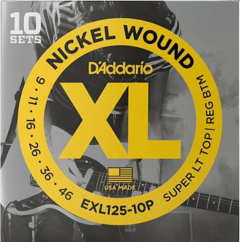 Finis les Cordes Cassées avec D'Addario EXL125-10P Pack de 10 Jeux