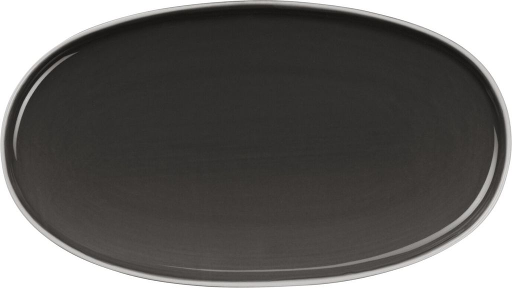 Asa Platte Semana Oval Caviar 28,5x16cm