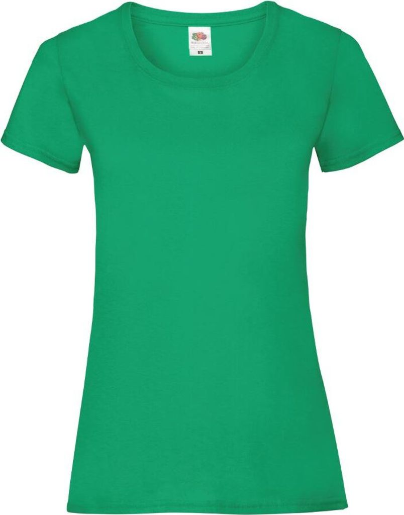 Damen T-Shirt Lady-Fit Valueweight T - Kelly Grün, XS