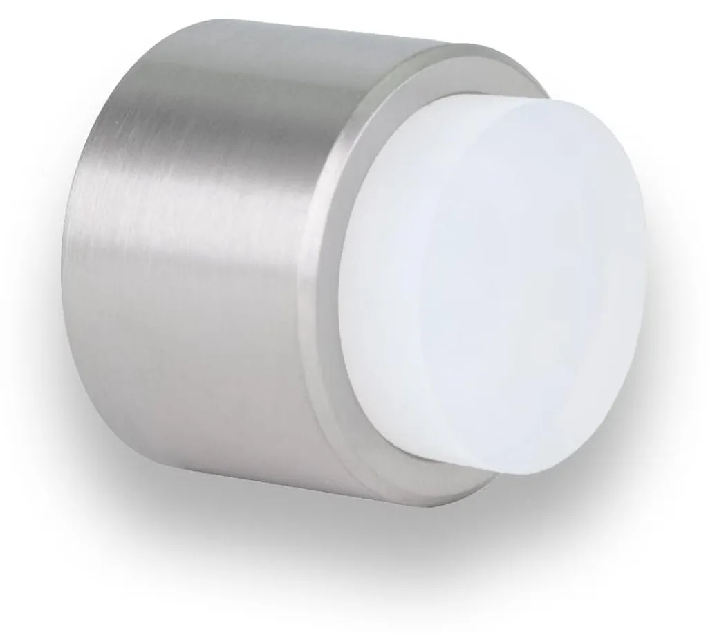 Protection murale inox autocollante 28 mm avec amortisseur silencieux