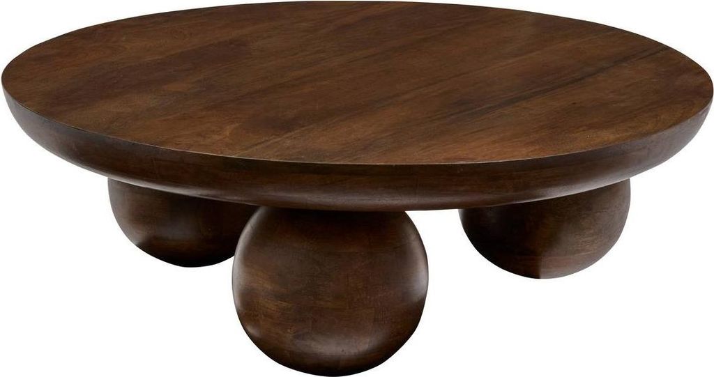 Couchtisch abekas mangoholz 90x90x30cm  - Atmosphera Produktbild 