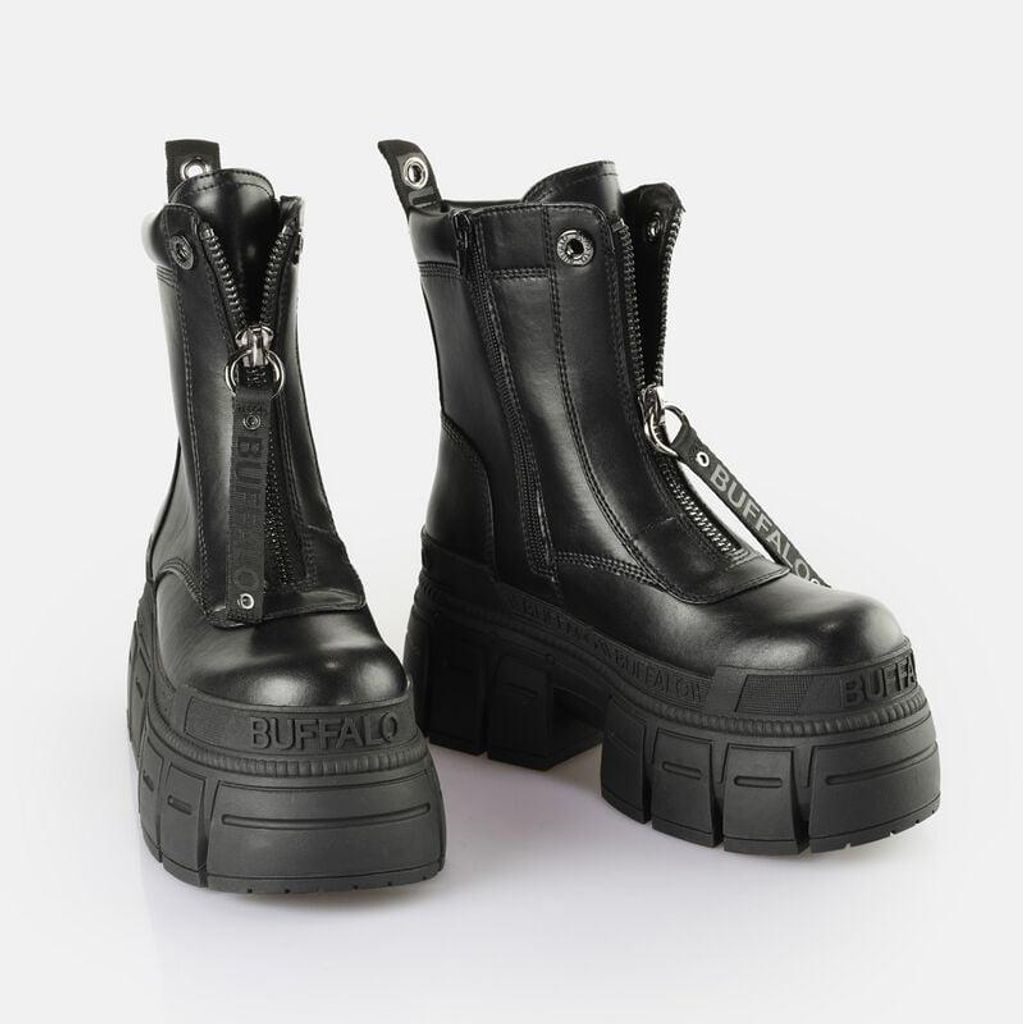 Buffalo Boot Damen Gospher Zip Boot schwarz Streetwear Produktbild 