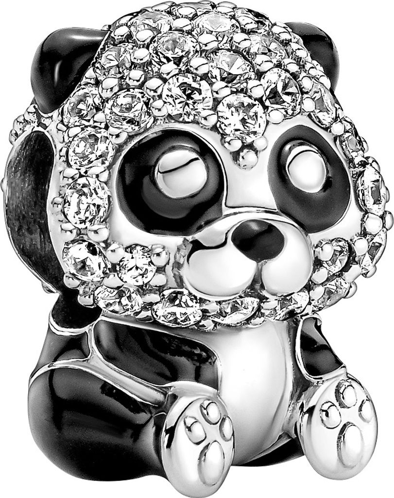 Pandora Vendita Charm 790771C01 Sparkling Cute Panda Immagine del prodotto 