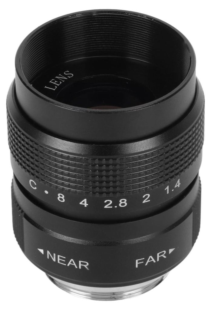 25-mm-F1.4-CCTV-Objektiv mit klarer, effizienter Lichtführung und C-Mount-Anschluss, geeignet für Bars, Geschäfte, Parkplätze, Häuser und Lage...