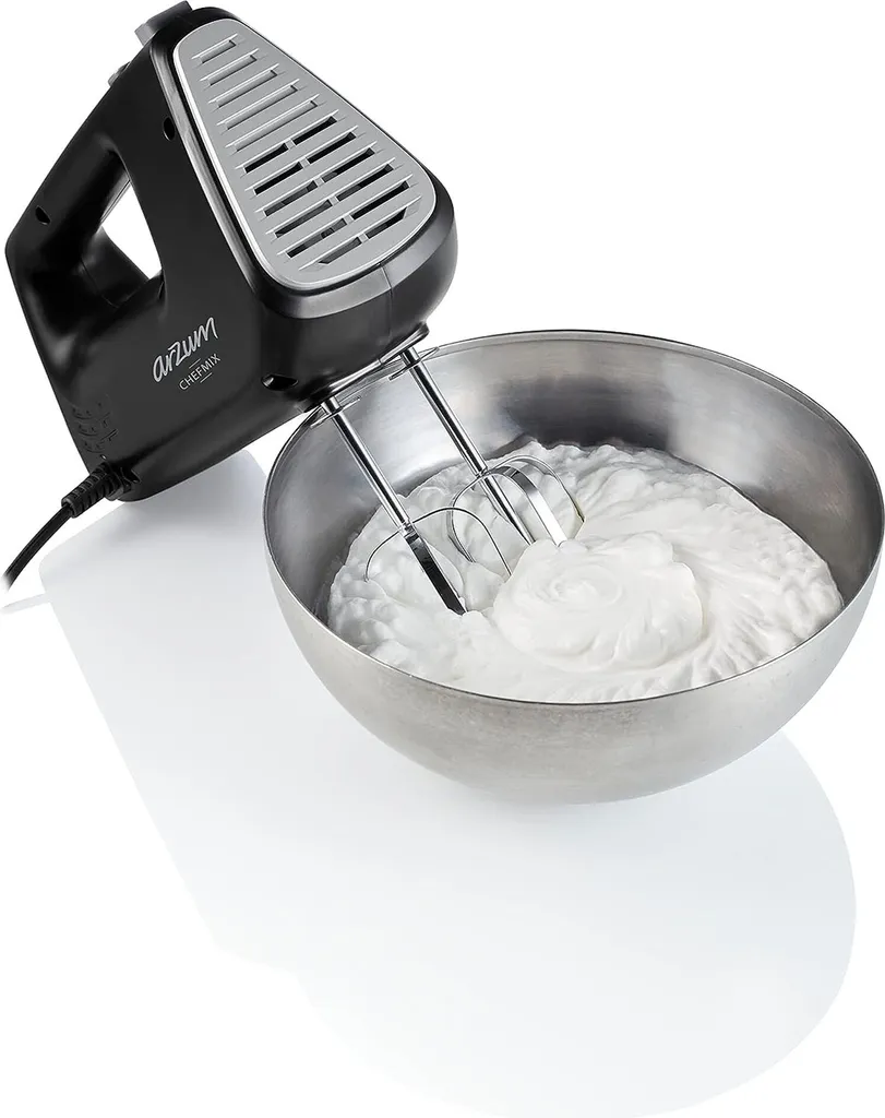 Batteur Électrique de Cuisine Arzum Chefmix avec Fouets et Mode Turbo