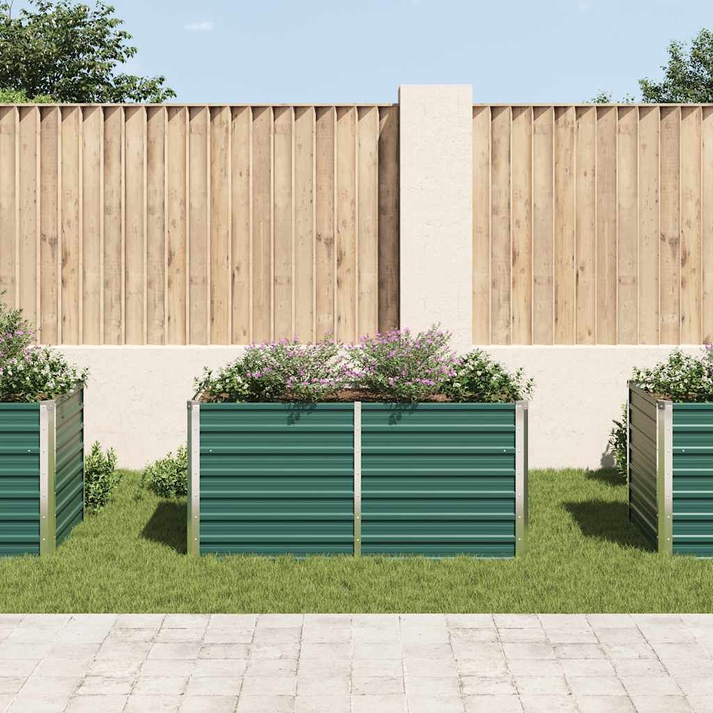 vidaXL Zvýšená posteľ 160 x 80 x 77 cm Pozinkovaná oceľ Obrázok produktu 4